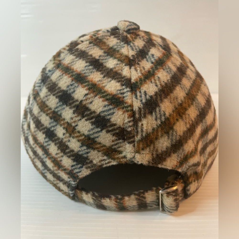 Hat Attack New York Everyday Plaid Cap Hat Adjustable Strap Back - Picture 2 of 5